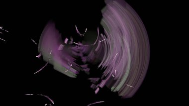 Fantezi kaotik renkli fraktal desen. Soyut Fraktal şekiller. 3D render resimde arka plan veya duvar kağıdı.