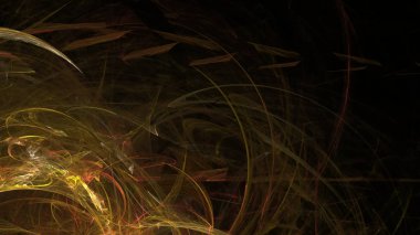 Fantezi kaotik renkli fraktal desen. Soyut Fraktal şekiller. 3D render resimde arka plan veya duvar kağıdı.