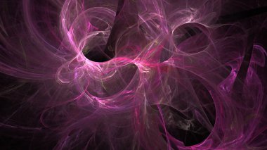 Fantezi kaotik renkli fraktal desen. Soyut Fraktal şekiller. 3D render resimde arka plan veya duvar kağıdı.