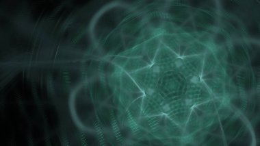 Fantezi kaotik renkli fraktal desen. Soyut Fraktal şekiller. 3D render resimde arka plan veya duvar kağıdı.