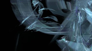 Fantezi kaotik renkli fraktal desen. Soyut Fraktal şekiller. 3D render resimde arka plan veya duvar kağıdı.