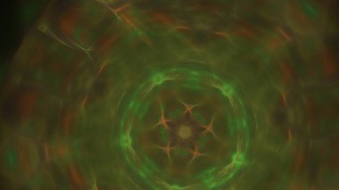 Fantezi kaotik renkli fraktal desen. Soyut Fraktal şekiller. 3D render resimde arka plan veya duvar kağıdı.