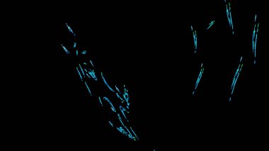 Fantezi kaotik renkli fraktal desen. Soyut Fraktal şekiller. 3D render resimde arka plan veya duvar kağıdı.