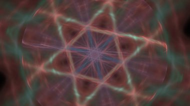 Fantezi kaotik renkli fraktal desen. Soyut Fraktal şekiller. 3D render resimde arka plan veya duvar kağıdı.