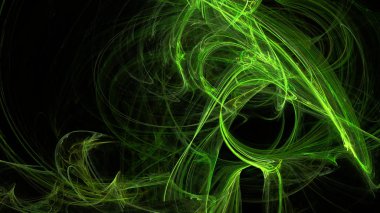 Fantezi kaotik renkli fraktal desen. Soyut Fraktal şekiller. 3D render resimde arka plan veya duvar kağıdı.