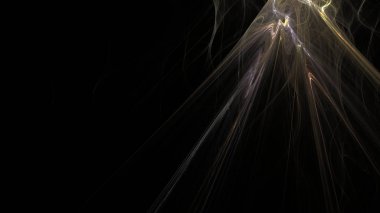 Fantezi kaotik renkli fraktal desen. Soyut Fraktal şekiller. 3D render resimde arka plan veya duvar kağıdı.