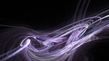 Fantezi kaotik renkli fraktal desen. Soyut Fraktal şekiller. 3D render resimde arka plan veya duvar kağıdı.