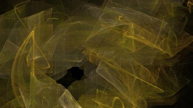 Fantezi kaotik renkli fraktal desen. Soyut Fraktal şekiller. 3D render resimde arka plan veya duvar kağıdı.