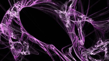 Fantezi kaotik renkli fraktal desen. Soyut Fraktal şekiller. 3D render resimde arka plan veya duvar kağıdı.