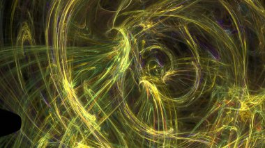 Fantezi kaotik renkli fraktal desen. Soyut Fraktal şekiller. 3D render resimde arka plan veya duvar kağıdı.