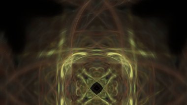 Fantezi kaotik renkli fraktal desen. Soyut Fraktal şekiller. 3D render resimde arka plan veya duvar kağıdı.