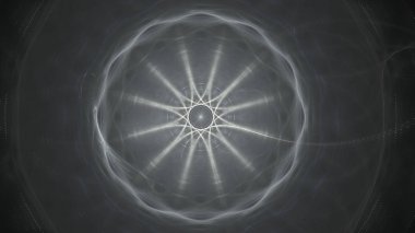 Fantezi kaotik renkli fraktal desen. Soyut Fraktal şekiller. 3D render resimde arka plan veya duvar kağıdı.