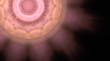 Fantezi kaotik renkli fraktal desen. Soyut Fraktal şekiller. 3D render resimde arka plan veya duvar kağıdı.