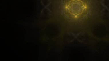 Fantezi kaotik renkli fraktal desen. Soyut Fraktal şekiller. 3D render resimde arka plan veya duvar kağıdı.