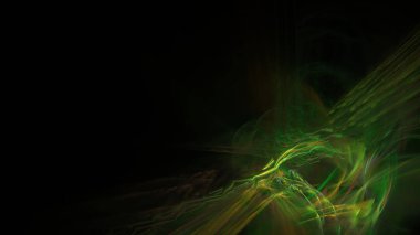 Fantezi kaotik renkli fraktal desen. Soyut Fraktal şekiller. 3D render resimde arka plan veya duvar kağıdı.