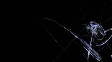 Fantezi kaotik renkli fraktal desen. Soyut Fraktal şekiller. 3D render resimde arka plan veya duvar kağıdı.