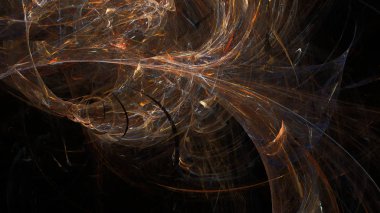 Fantezi kaotik renkli fraktal desen. Soyut Fraktal şekiller. 3D render resimde arka plan veya duvar kağıdı.