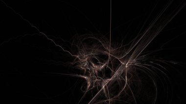 Fantezi kaotik renkli fraktal desen. Soyut Fraktal şekiller. 3D render resimde arka plan veya duvar kağıdı.