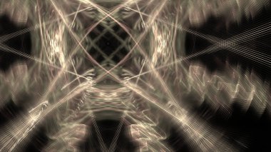 Fantezi kaotik renkli fraktal desen. Soyut Fraktal şekiller. 3D render resimde arka plan veya duvar kağıdı.