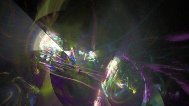 Fantezi kaotik renkli fraktal desen. Soyut Fraktal şekiller. 3D render resimde arka plan veya duvar kağıdı.