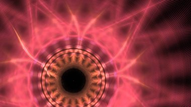 Fantezi kaotik renkli fraktal desen. Soyut Fraktal şekiller. 3D render resimde arka plan veya duvar kağıdı.