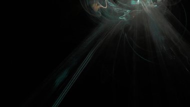 Fantezi kaotik renkli fraktal desen. Soyut Fraktal şekiller. 3D render resimde arka plan veya duvar kağıdı.