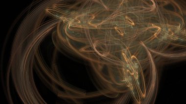 Fantezi kaotik renkli fraktal desen. Soyut Fraktal şekiller. 3D render resimde arka plan veya duvar kağıdı.