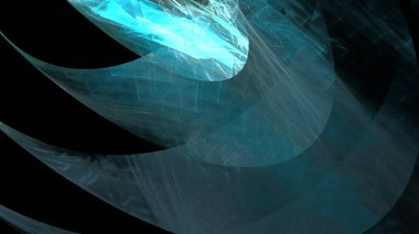 Fantezi kaotik renkli fraktal desen. Soyut Fraktal şekiller. 3D render resimde arka plan veya duvar kağıdı.