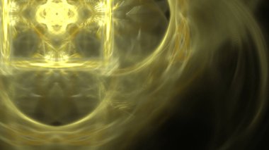 Fantezi kaotik renkli fraktal desen. Soyut Fraktal şekiller. 3D render resimde arka plan veya duvar kağıdı.