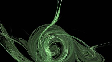 Fantezi kaotik renkli fraktal desen. Soyut Fraktal şekiller. 3D render resimde arka plan veya duvar kağıdı.