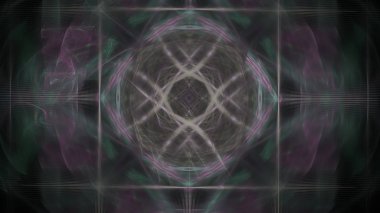 Fantezi kaotik renkli fraktal desen. Soyut Fraktal şekiller. 3D render resimde arka plan veya duvar kağıdı.