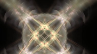 Fantezi kaotik renkli fraktal desen. Soyut Fraktal şekiller. 3D render resimde arka plan veya duvar kağıdı.