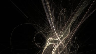 Fantezi kaotik renkli fraktal desen. Soyut Fraktal şekiller. 3D render resimde arka plan veya duvar kağıdı.