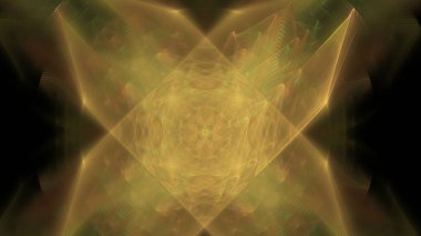 Fantezi kaotik renkli fraktal desen. Soyut Fraktal şekiller. 3D render resimde arka plan veya duvar kağıdı.