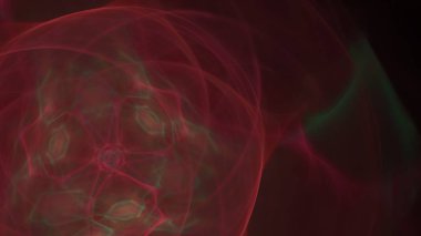 Fantezi kaotik renkli fraktal desen. Soyut Fraktal şekiller. 3D render resimde arka plan veya duvar kağıdı.