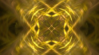 Fantezi kaotik renkli fraktal desen. Soyut Fraktal şekiller. 3D render resimde arka plan veya duvar kağıdı.