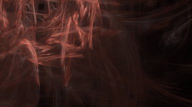 Fantezi kaotik renkli fraktal desen. Soyut Fraktal şekiller. 3D render resimde arka plan veya duvar kağıdı.