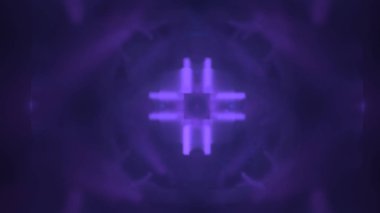 Fantezi kaotik renkli fraktal desen. Soyut Fraktal şekiller. 3D render resimde arka plan veya duvar kağıdı.