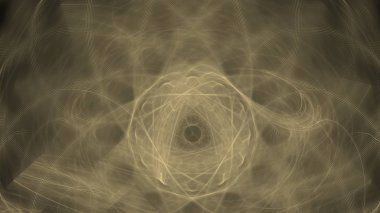 Fantezi kaotik renkli fraktal desen. Soyut Fraktal şekiller. 3D render resimde arka plan veya duvar kağıdı.