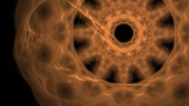 Fantezi kaotik renkli fraktal desen. Soyut Fraktal şekiller. 3D render resimde arka plan veya duvar kağıdı.