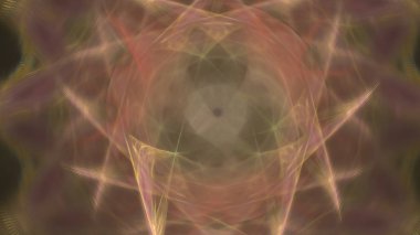 Fantezi kaotik renkli fraktal desen. Soyut Fraktal şekiller. 3D render resimde arka plan veya duvar kağıdı.