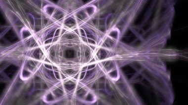 Fantezi kaotik renkli fraktal desen. Soyut Fraktal şekiller. 3D render resimde arka plan veya duvar kağıdı.