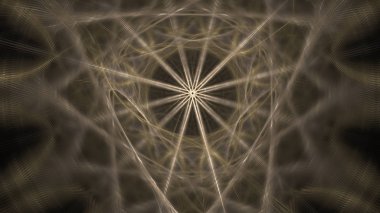 Fantezi kaotik renkli fraktal desen. Soyut Fraktal şekiller. 3D render resimde arka plan veya duvar kağıdı.