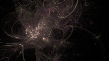 Fantezi kaotik renkli fraktal desen. Soyut Fraktal şekiller. 3D render resimde arka plan veya duvar kağıdı.