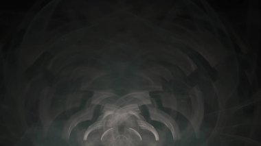 Fantezi kaotik renkli fraktal desen. Soyut Fraktal şekiller. 3D render resimde arka plan veya duvar kağıdı.