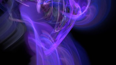 Fantezi kaotik renkli fraktal desen. Soyut Fraktal şekiller. 3D render resimde arka plan veya duvar kağıdı.