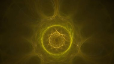 Fantezi kaotik renkli fraktal desen. Soyut Fraktal şekiller. 3D render resimde arka plan veya duvar kağıdı.