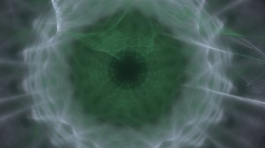 Fantezi kaotik renkli fraktal desen. Soyut Fraktal şekiller. 3D render resimde arka plan veya duvar kağıdı.