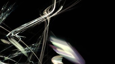 Fantezi kaotik renkli fraktal desen. Soyut Fraktal şekiller. 3D render resimde arka plan veya duvar kağıdı.