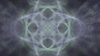 Fantezi kaotik renkli fraktal desen. Soyut Fraktal şekiller. 3D render resimde arka plan veya duvar kağıdı.